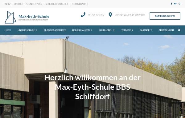 Vorschau von www.mes-schiffdorf.de, Max-Eyth-Schule Schiffdorf