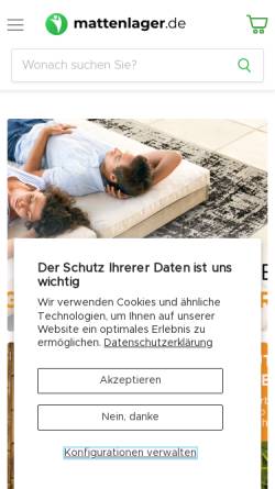 Vorschau der mobilen Webseite www.boden-schutz.de, Outletstores Direct GmbH
