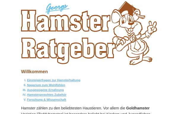 Vorschau von www.hamster-ratgeber.de, Hamster Ratgeber