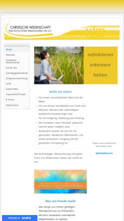 Vorschau der mobilen Webseite christianscience-ulm.de, Christian Science Kirche in Ulm