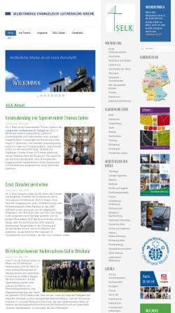 Vorschau der mobilen Webseite www.selk.de, Selbständige Evangelisch-Lutherische Kirche (SELK)