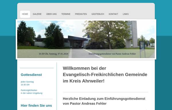 Vorschau von www.credogemeinde.de, Evangelisch-Freikirchliche Gemeinde Bad Neuenahr-Ahrweiler (Credo Gemeinde)