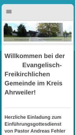 Vorschau der mobilen Webseite www.credogemeinde.de, Evangelisch-Freikirchliche Gemeinde Bad Neuenahr-Ahrweiler (Credo Gemeinde)