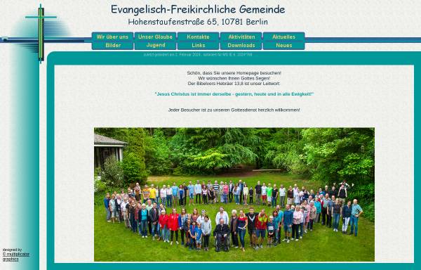 Vorschau von www.efg-hohenstaufenstr.de, Evangelisch-Freikirchliche Gemeinde Berlin-Hohenstaufenstraße