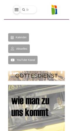Vorschau der mobilen Webseite www.baptisten-steglitz.de, Evangelisch-Freikirchliche Gemeinde Berlin-Steglitz