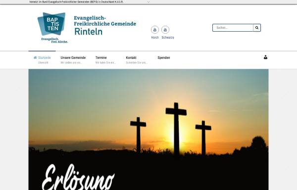 Vorschau von www.efg-rinteln.de, Evangelisch-Freikirchliche Gemeinde Rinteln