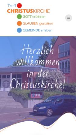 Vorschau der mobilen Webseite christuskirche-schoeningen.de, Evangelisch-Freikirchliche Gemeinde Schöningen