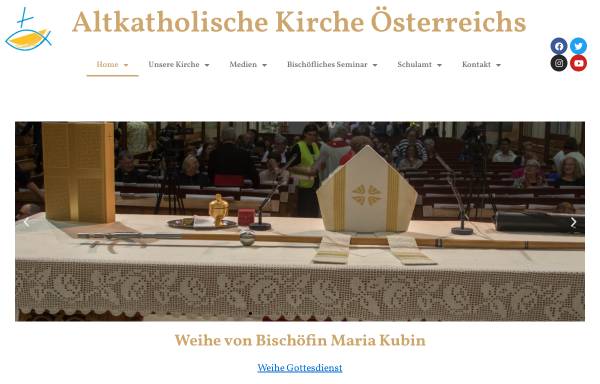Vorschau von www.altkatholiken.at, Altkatholische Kirche Österreich