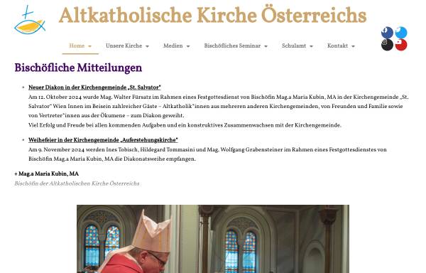 Vorschau von www.altkatholiken.at, Altkatholische Kirche Österreich