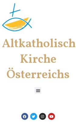Vorschau der mobilen Webseite www.altkatholiken.at, Altkatholische Kirche Österreich