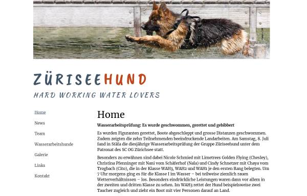 Vorschau von www.zueriseehund.ch, Züriseehund