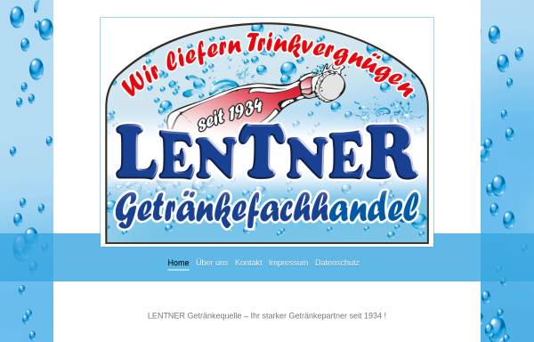 Vorschau von www.trinkvergnuegen.de, Lentner GmbH - Getränkefachhandel