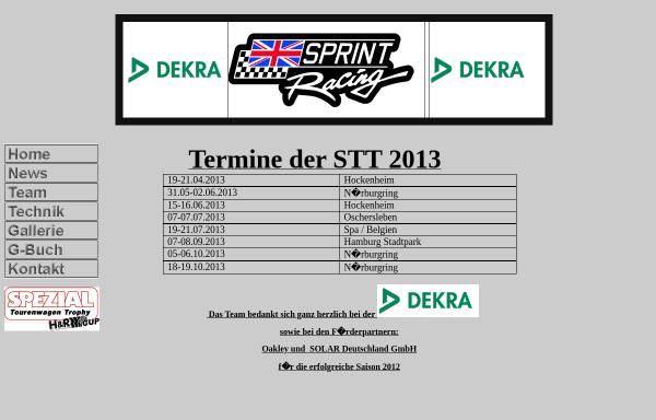 Vorschau von www.sprint-racing.de, Sprint Racing Team Bönningstedt