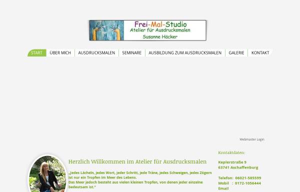 Vorschau von www.atelier-fuer-ausdrucksmalen.de, Atelier für Ausdrucksmalen