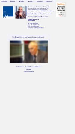 Vorschau der mobilen Webseite www.hess-rechtsanwaelte.de, Hess & Partner - Rechtsanwälte