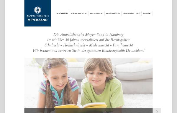 Vorschau von www.kanzlei-meyer-sand.de, Meyer-Sand, Nannette