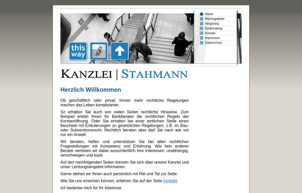 Vorschau von www.kanzlei-stahmann.de, Stahmann, Nadine