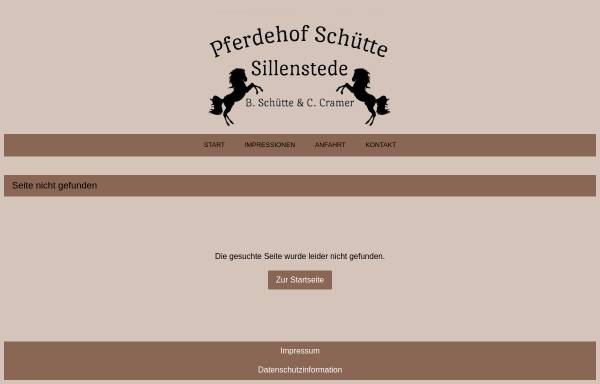Vorschau von www.pferdehofschuette.de, Pferde- und Ponyhof Schütte