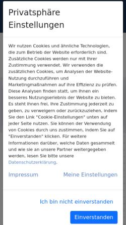 Vorschau der mobilen Webseite pa.heilein.de, Patentanwaltskanzlei Dr. Ernst-Peter Heilein