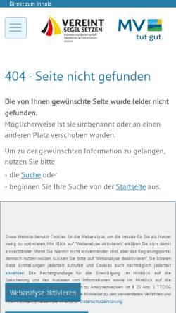 Vorschau der mobilen Webseite www.mv-regierung.de, Landesrechts-Informationssystem Mecklenburg-Vorpommern (LARIS)