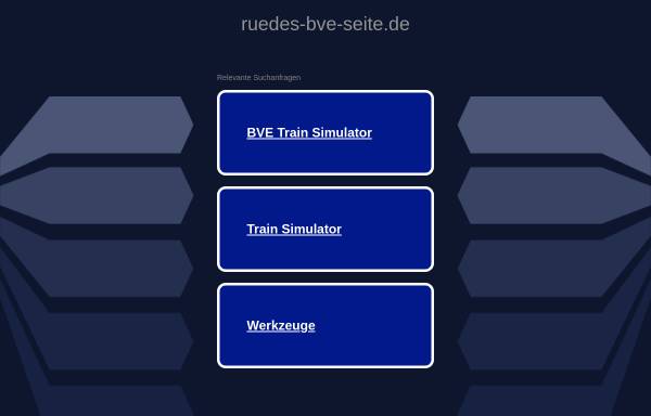 Vorschau von www.ruedes-bve-seite.de, Ruedes Bve-Seite