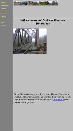 Vorschau der mobilen Webseite www.ewetel.net, Andreas Fischers Homepage
