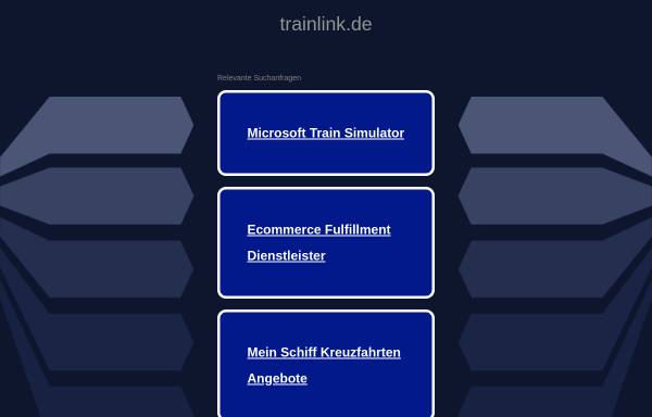 Vorschau von www.trainlink.de, TRAINLINK