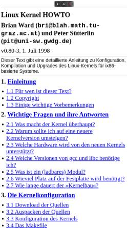 Vorschau der mobilen Webseite www.linuxhaven.de, Kernel HOWTO