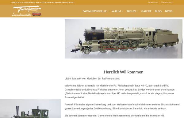 Vorschau von www.fleischmann-trains.de, Fleischmann-Sammlertreff