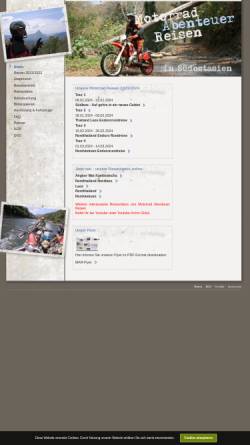 Vorschau der mobilen Webseite www.motorrad-abenteuer-reisen.de, Motorrad-Abenteuer-Reisen, Kiel