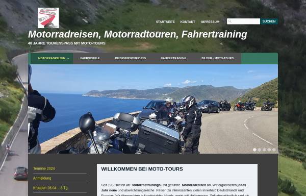 Vorschau von www.moto-tours.de, Hoffmann-Moto-Tours