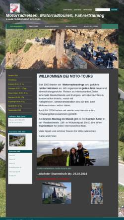 Vorschau der mobilen Webseite www.moto-tours.de, Hoffmann-Moto-Tours