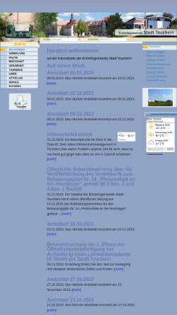 Vorschau der mobilen Webseite www.teucherner-land.de, Verwaltungsgemeinschaft 