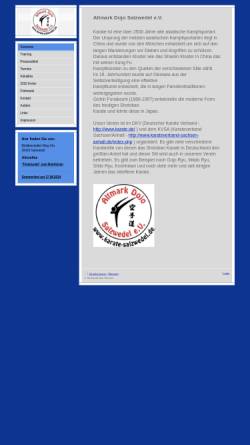 Vorschau der mobilen Webseite www.karate-salzwedel.de, Altmark Dojo Salzwedel e.V.