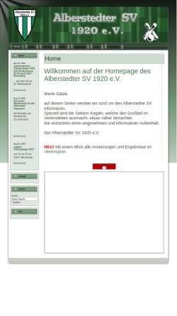 Vorschau der mobilen Webseite www.alberstedter-sv.de, Alberstedter SV 1920