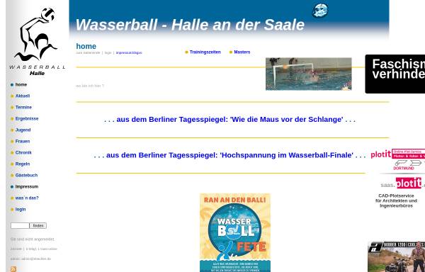 Vorschau von wasserball-halle.ebechler.de, SV Halle