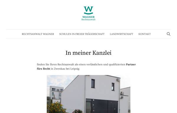 Vorschau von www.anwalt-wagner.de, Wagner Rechtsanwälte