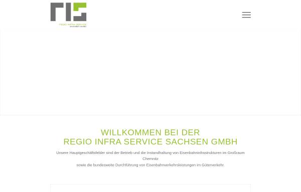 Vorschau von www.ris-sachsen.eu, Regio Infra Service Sachsen GmbH