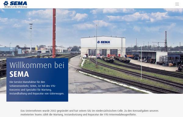 Vorschau von www.sema-ag.de, SEMA AG
