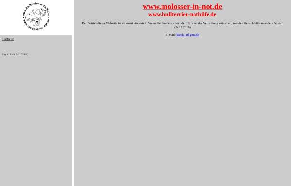 Vorschau von home.mnet-online.de, Bullterrier-Nothilfe