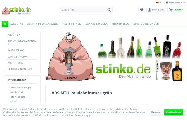 Vorschau von www.stinko.de, Stinko.de, Patrick Bienia