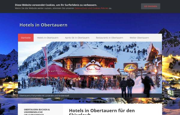 Vorschau von www.obertauern-hotel.de, Gruber Hotels und Aprés-Ski-Angebote