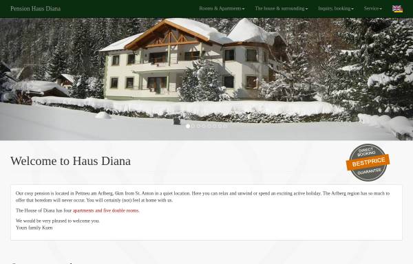 Vorschau von www.haus-diana.at, Pension Haus Diana