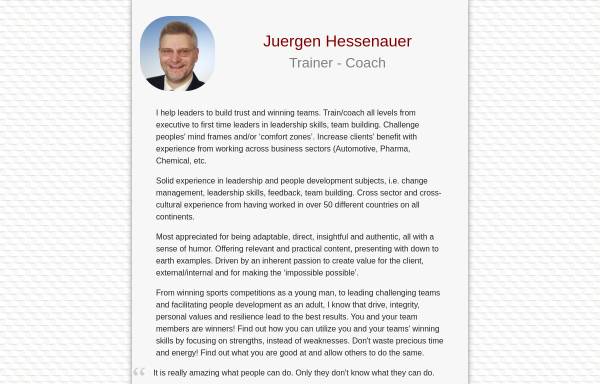 Vorschau von www.hessenauer.de, Hessenauer KG International Management Consulting and Training