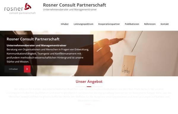Vorschau von rosner-consult.de, Rosner Consult Partnerschaft