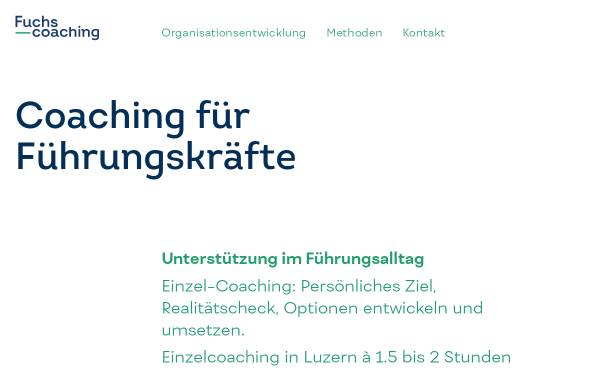 Vorschau von www.fuchs-coaching.ch, Fuchs Coaching, Inh. Cyrill Fuchs
