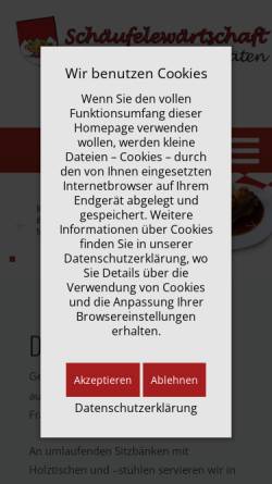 Vorschau der mobilen Webseite www.schaeufele.de, Freunde des fränkischen Schäufele n.n.e.V.