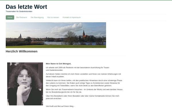 Vorschau von www.stille-grete.de, Hörpost-Verlag Grete Innig - Vorleserin