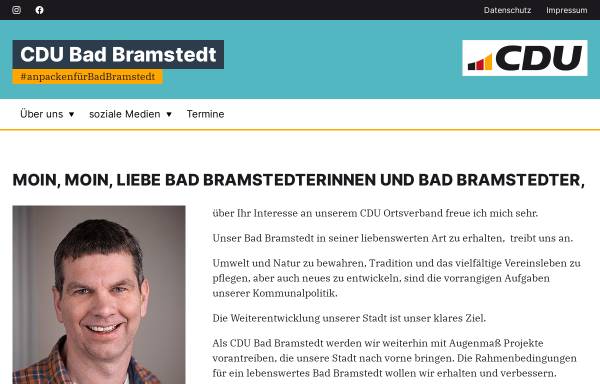 Vorschau von www.cdu-bad-bramstedt.de, CDU Ortsverband Bad Bramstedt