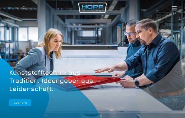 Vorschau von hopf-kunststofftechnik.de, Hopf Kunststofftechnik GmbH